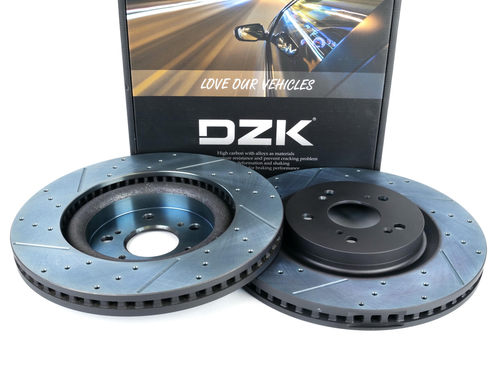Передние тормозные диски DZK для HAVAL F7X GEN 1 REST 1 2022-2024 1.5 AMT7 150 AWD