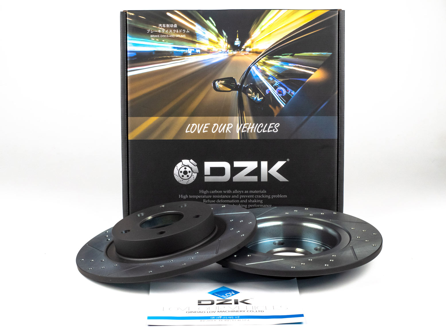 Задние тормозные диски DZK для Mazda 6 GEN 3 2015 - 2024 2.0