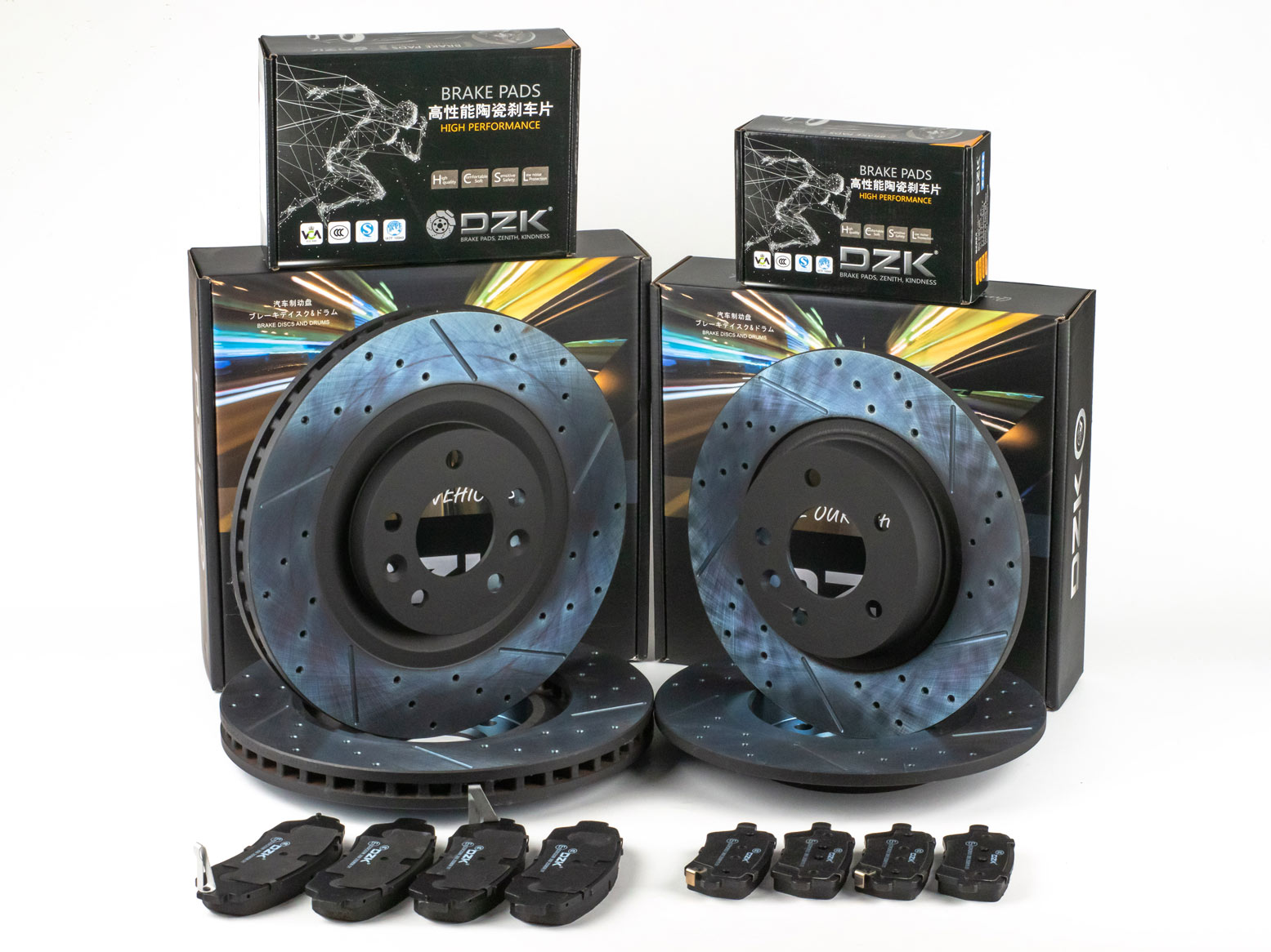 Комплект тормозных дисков и колодок для EXEED TXL, VX