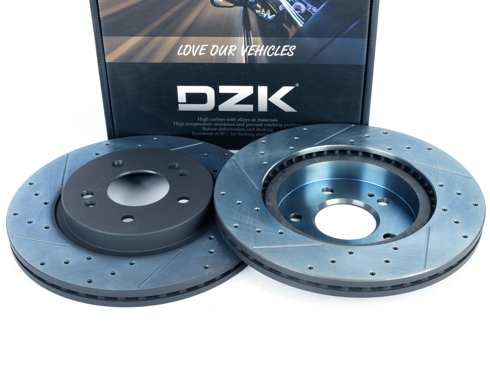 Передние тормозные диски DZK для TENET T4 GEN 1 2025-н.в. 1.5 AMT6 147 FWD