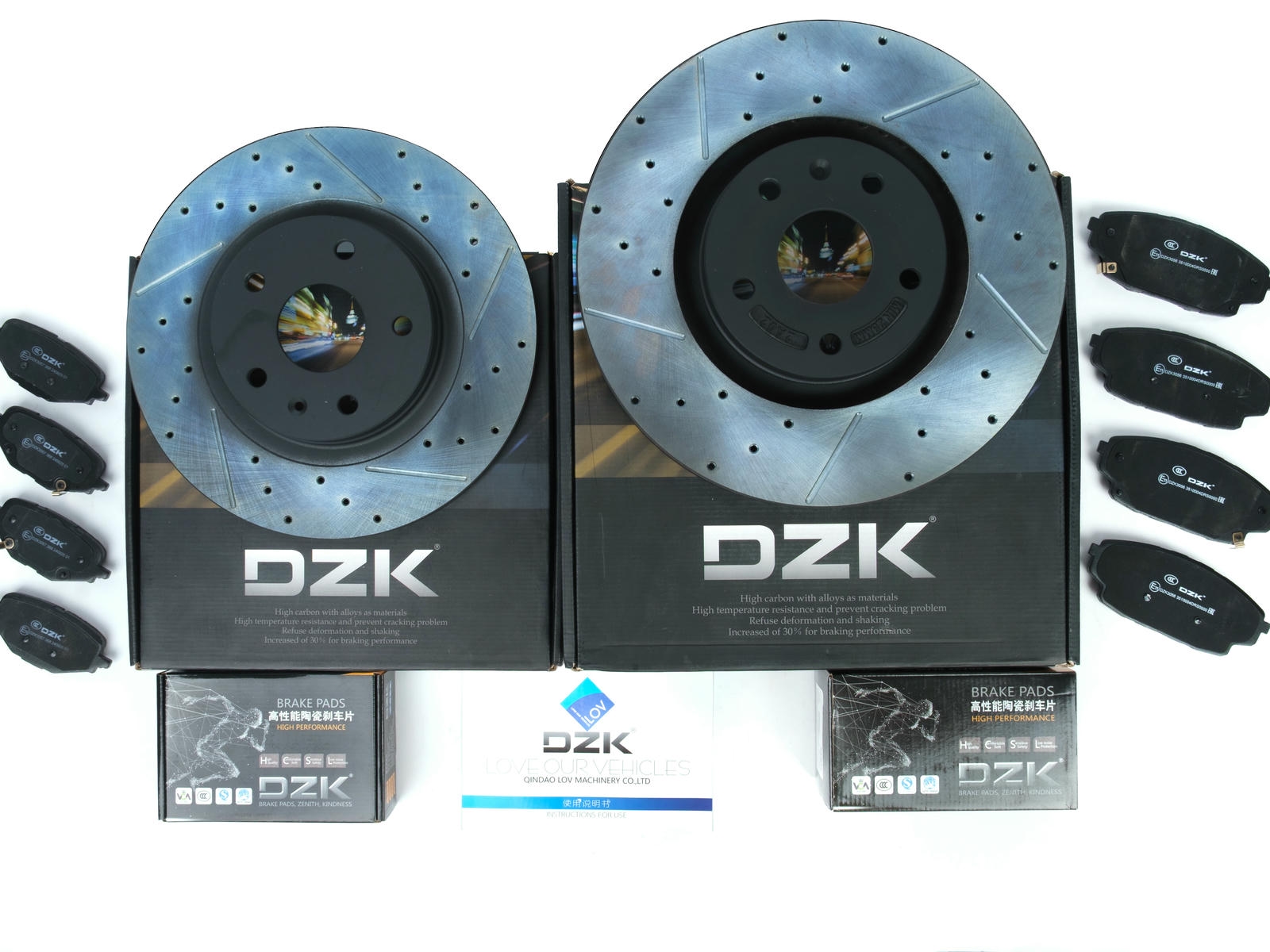 Комплект тормозных дисков и колодок для GAC GS8 GEN2