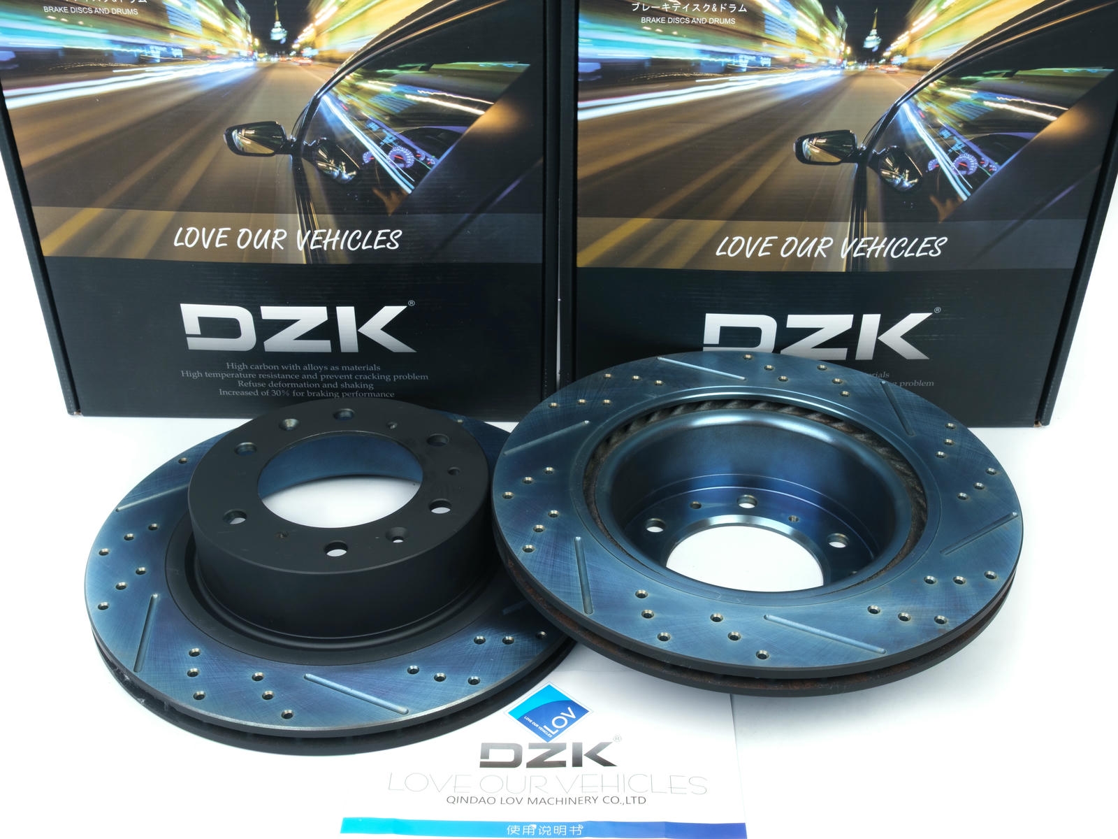Задние тормозные диски DZK для TANK 500 GEN 1 2021-н.в. 3.0 AT9 299 AWD