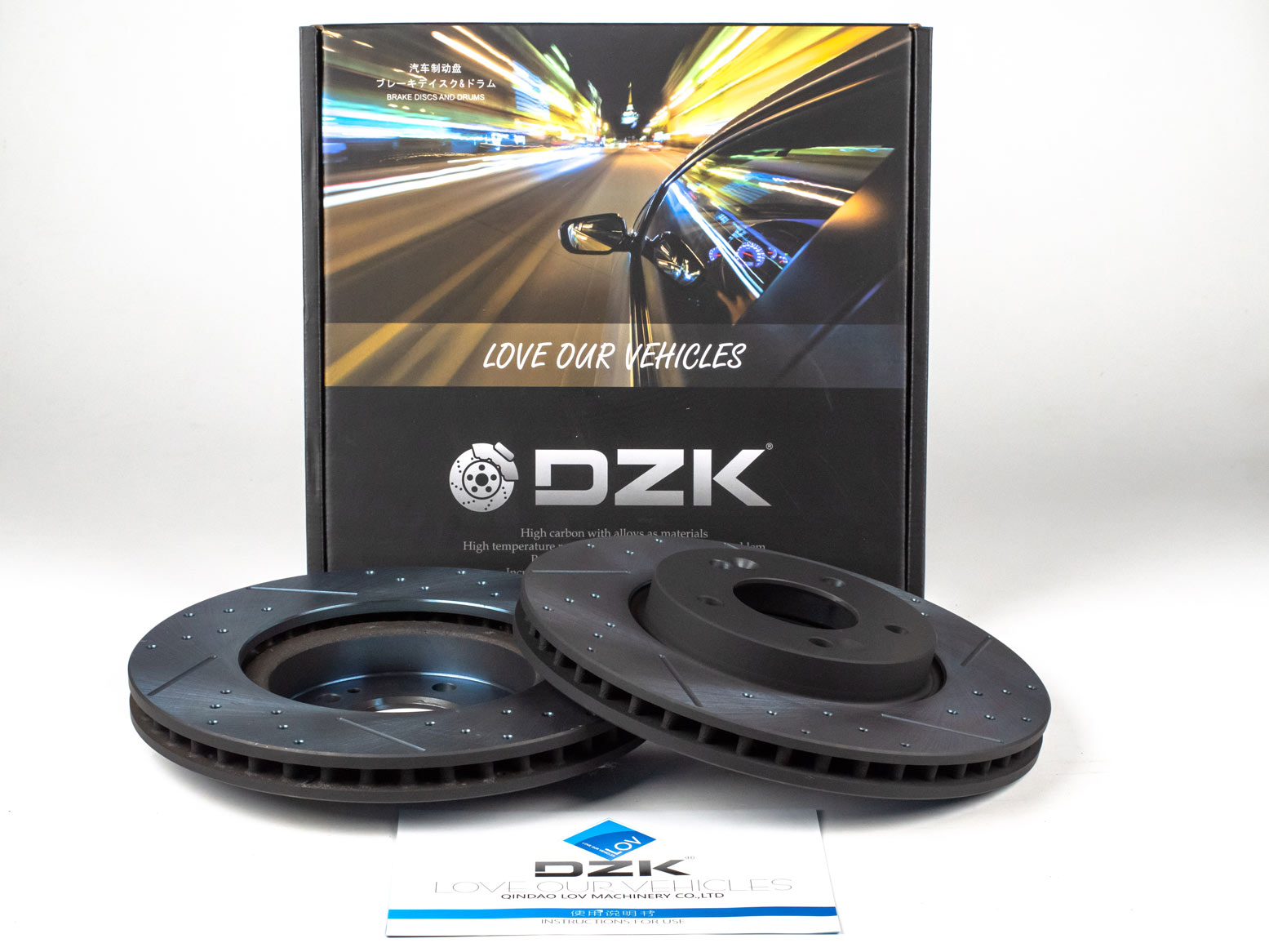 Передний тормозной диск DZK для Changan  CS35 Plus Rest 1 1,4T 150 л/с 7DCT