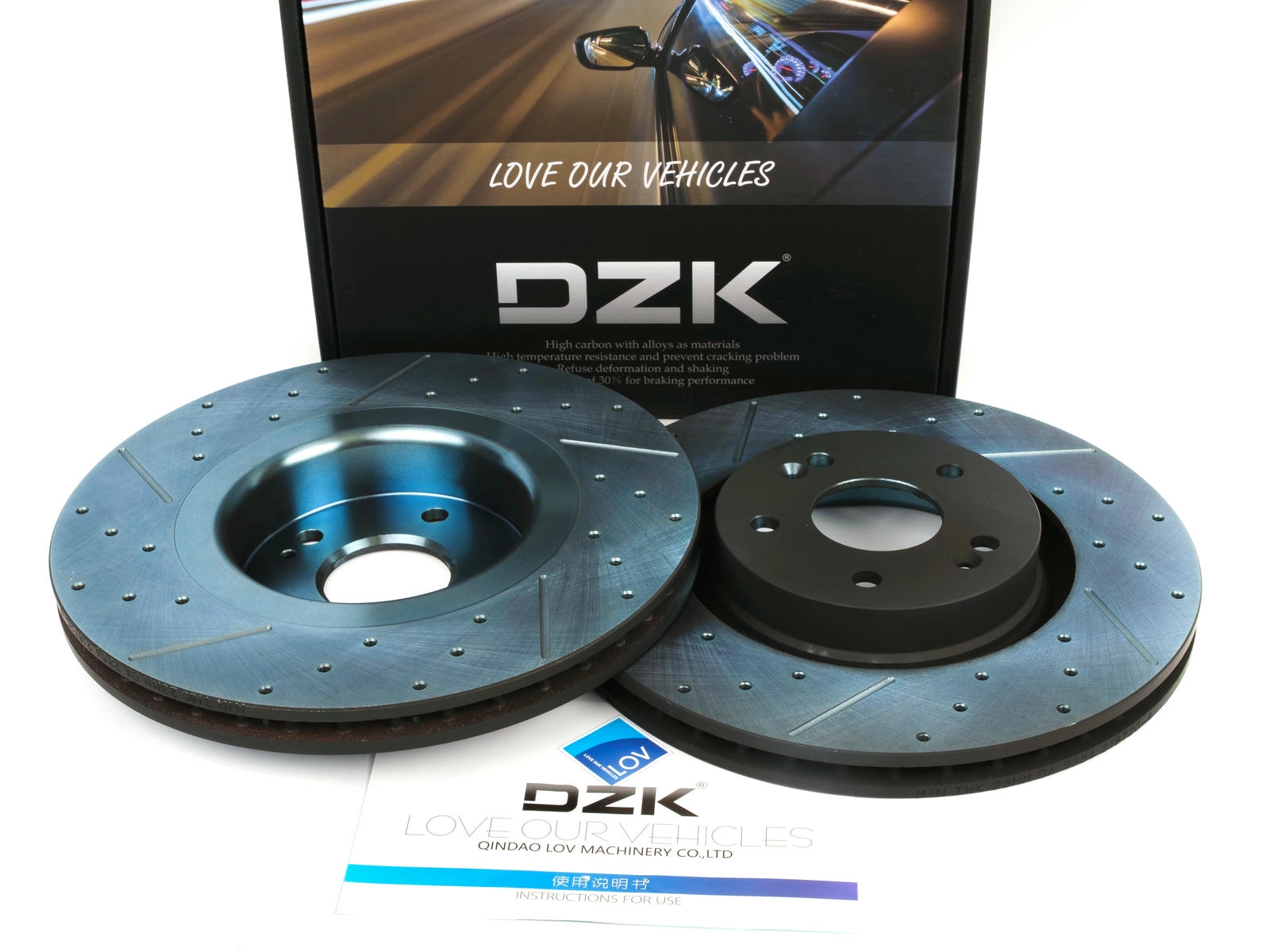 Передние тормозные диски DZK для TENET T7 GEN 1 2025-н.в. 1.6 AMT7 150 AWD