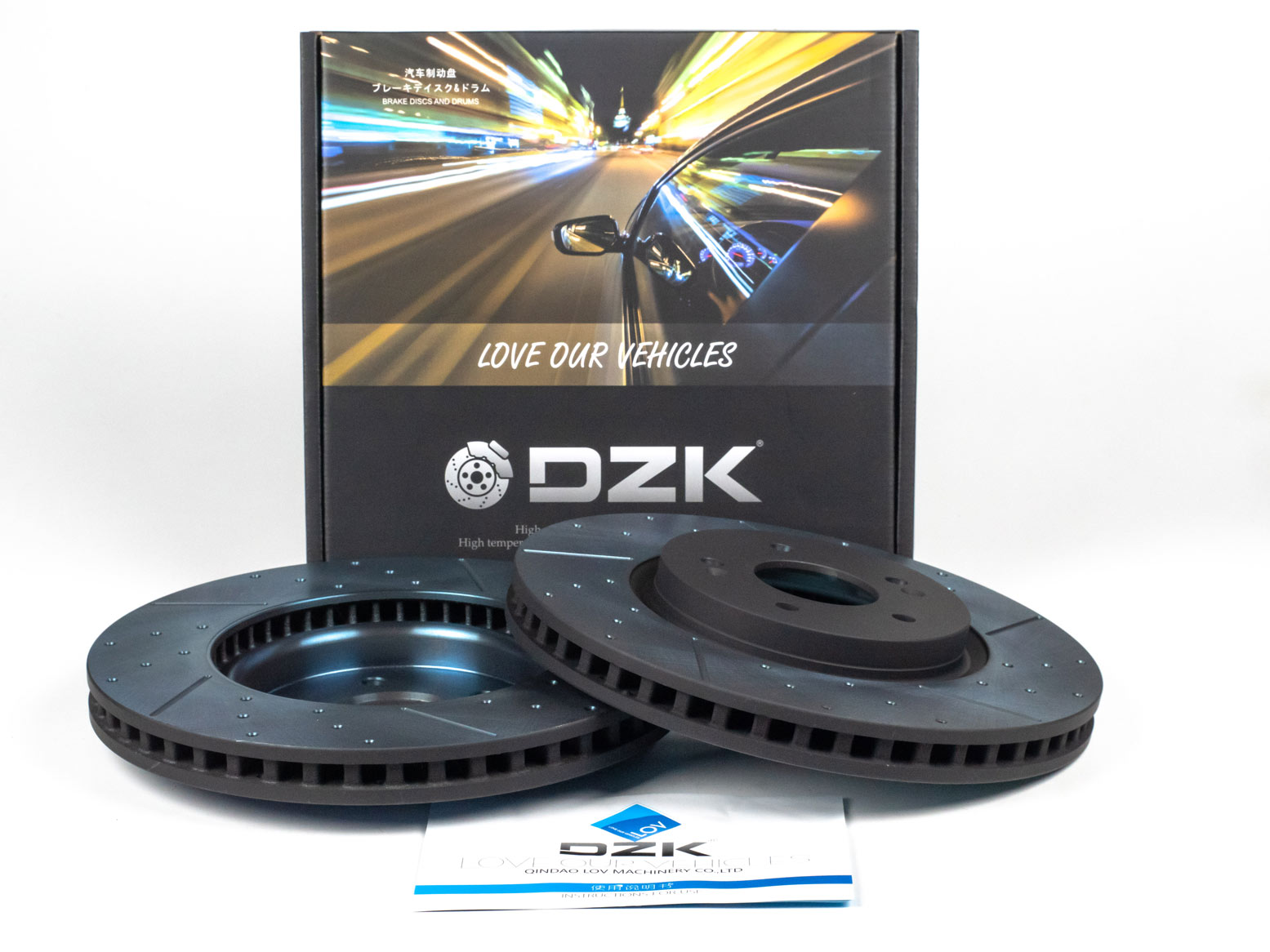 Передние тормозные диски DZK для HYUNDAI TUCSON GEN 4 2022 - н.в.