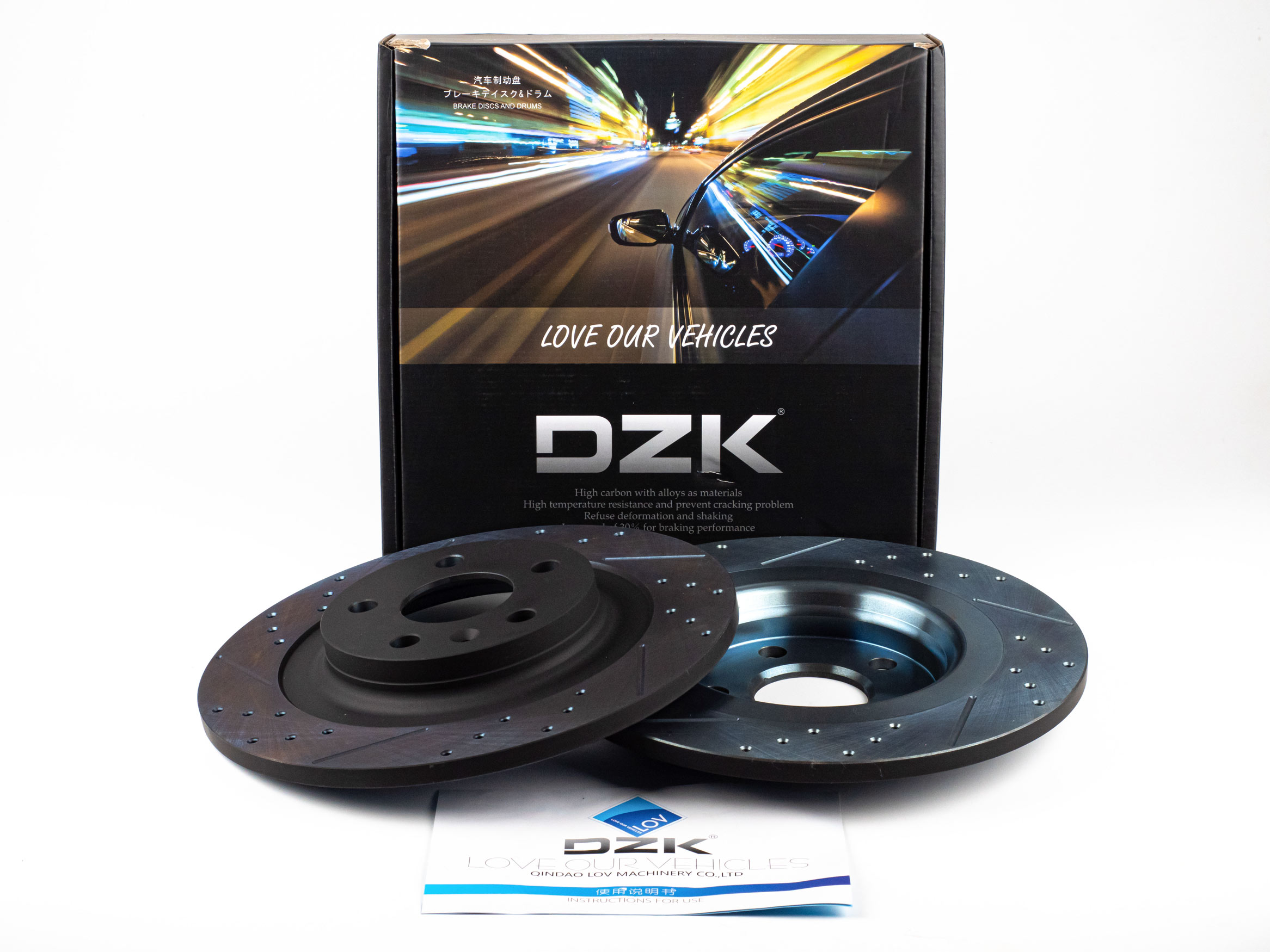 Задние тормозные диски DZK для KNEWSTAR 001 GEN 1 2024 - н.в. 2.0 AT8 200 AWD